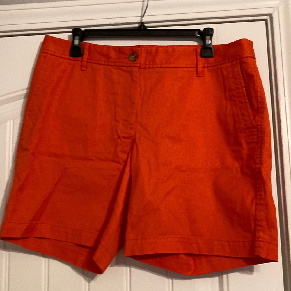 Orange Casual Shorts